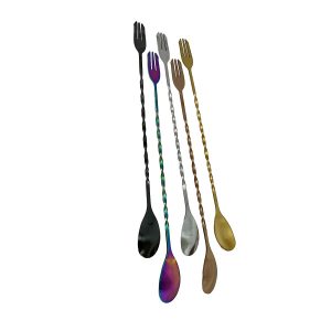 Cuillère de bar trident 26 cm, coloris au choix