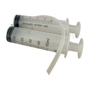 Seringue et tube pour mixologie moléculaire