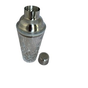 Shaker à cocktail 3 pièces en verre