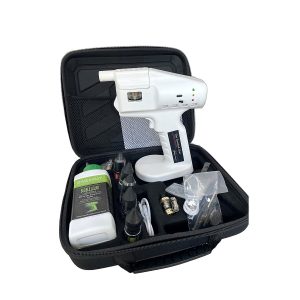 Smoke Aroma blanc, fumoir à cocktail avec mallette et chargeur USB