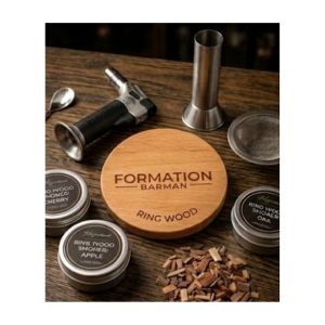 kit ring wood + 4 copeaux d&rsquo;essences de bois