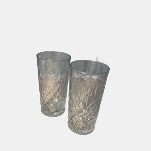 verre tumbler cristal lot de 2